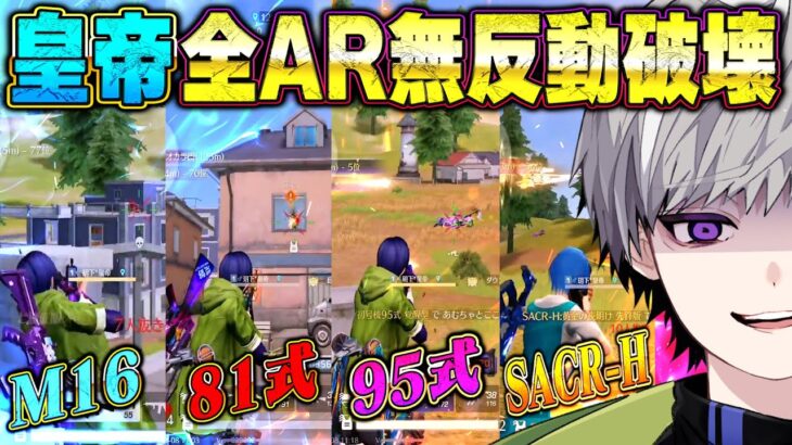 【極み】界隈最強による無反動ARでフルパ破壊する方法 2試合47キル【荒野行動】